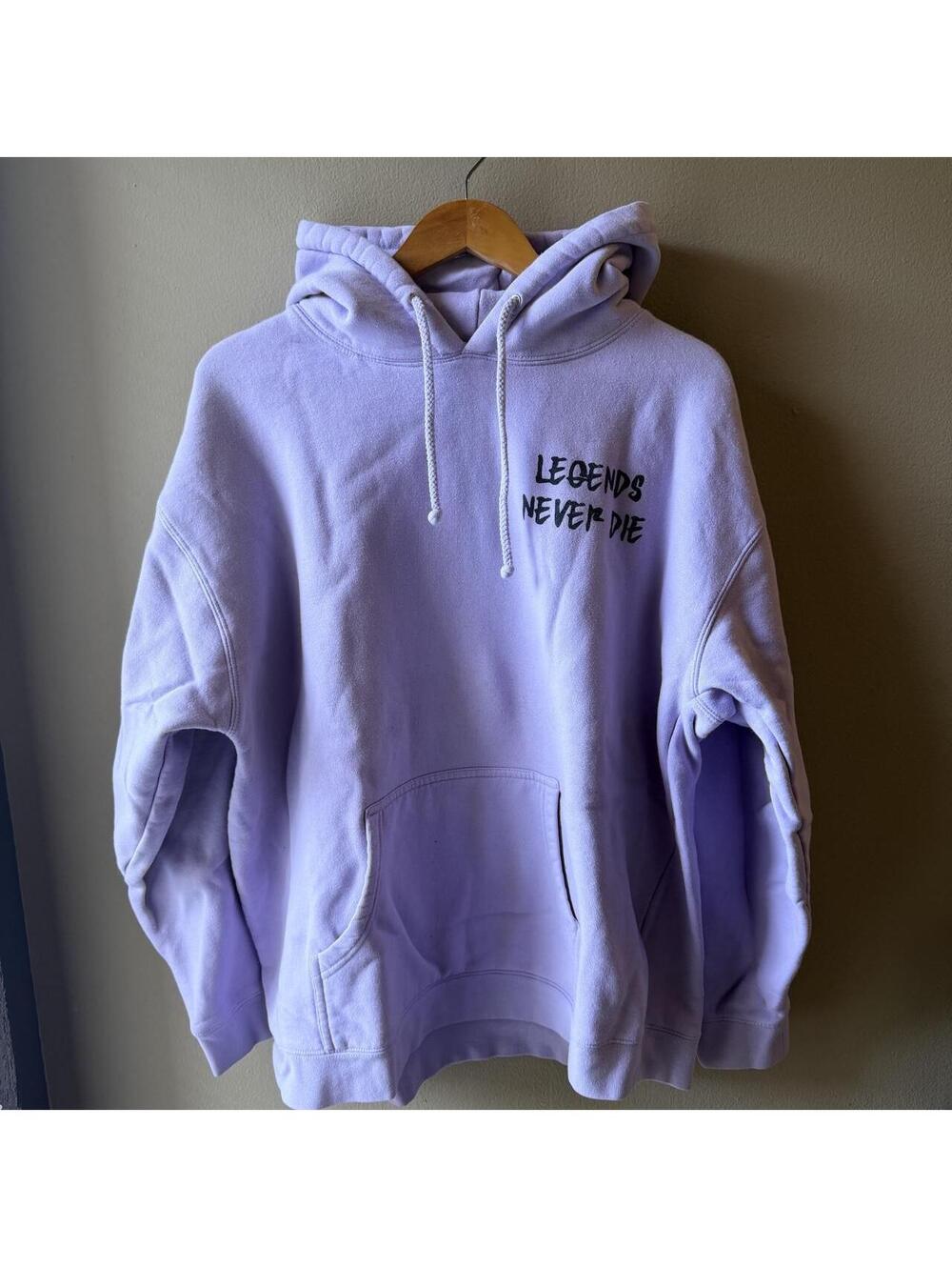 Juice WRLD 999 Club Legends Never Die Lavender Moon Hoodie XL